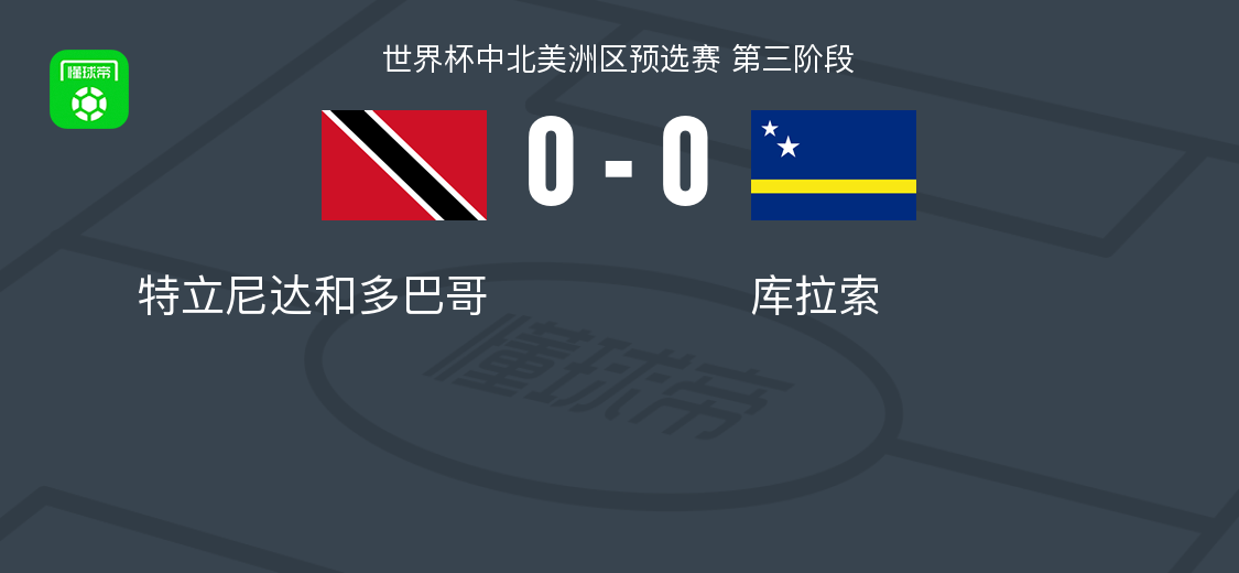 特立尼达和多巴哥0-0库拉索,里维-加西亚错失良机